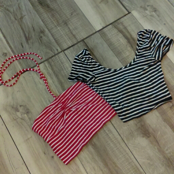 Tops - Forever 21 and Charlotte Russe Crop Top Bundle
